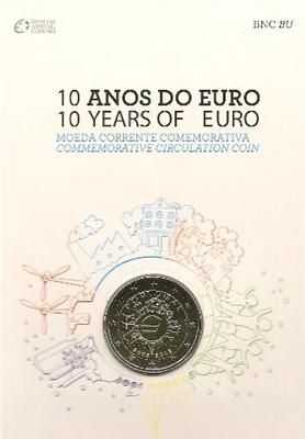 2 euros conmemorativa Diez años del Euro